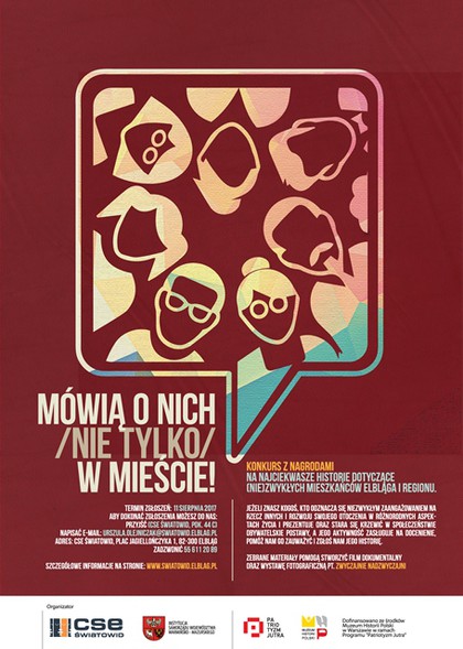 Elbląg, autor plakatu: Kuba Qbi Strumiński