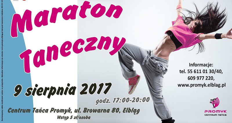 Elbląg, Maraton taneczny – zapowiedź sezonu