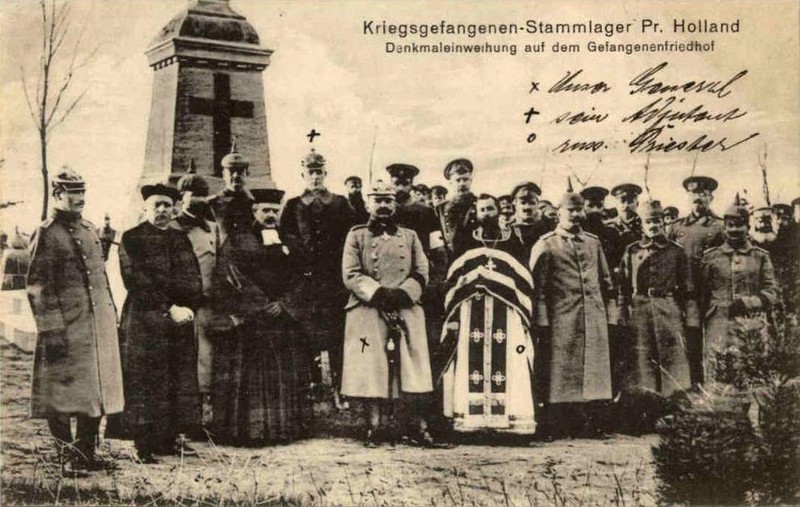 Elbląg, Uroczystość odsłonięcia pomnika poświęconego zmarłym jeńcom wojennym Elbląg, Uroczystość odsłonięcia pomnika poświęconego zmarłym jeńcom wojennym