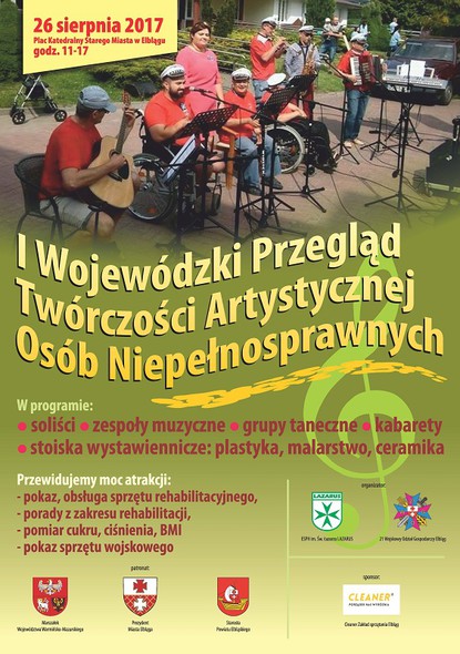 Elbląg, Twórczy niepełnosprawni