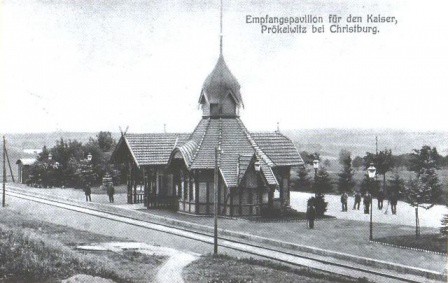Elbląg, Domek powitalny dla cesarza Wilhelma II