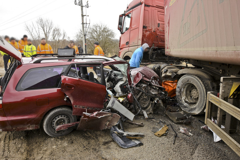 Elbląg, Wypadek na starej "siódemce". Pięć osób rannych