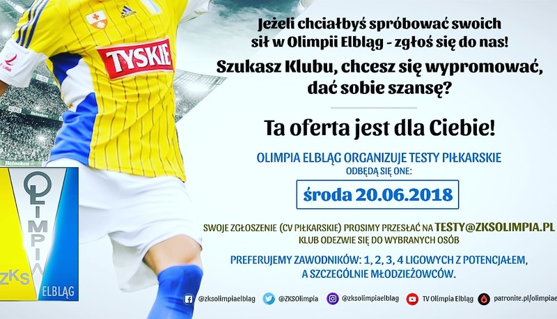 Elbląg, (graf. ZKS Olimpia Elbląg) Elbląg, (graf. ZKS Olimpia Elbląg)