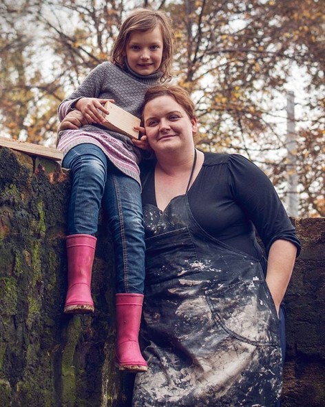 Elbląg, Pani Maja z córką, Elbląg, Pani Maja z córką,