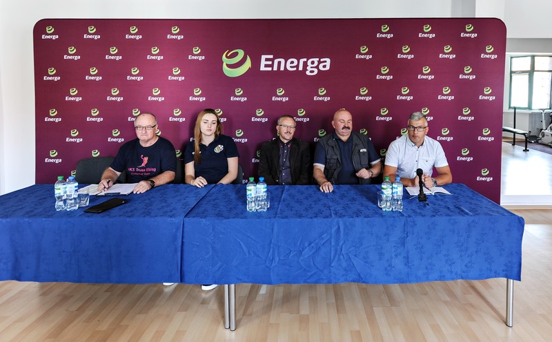 Elbląg, Na konferencji obecni byli: trener Andrzej Jewniewicz, kapitan Katarzyna Szostak, wiceprezes MKS Truso Stanisław Szczepański, sekretarz Ryszard Biskup oraz Adam Matwiejczuk.