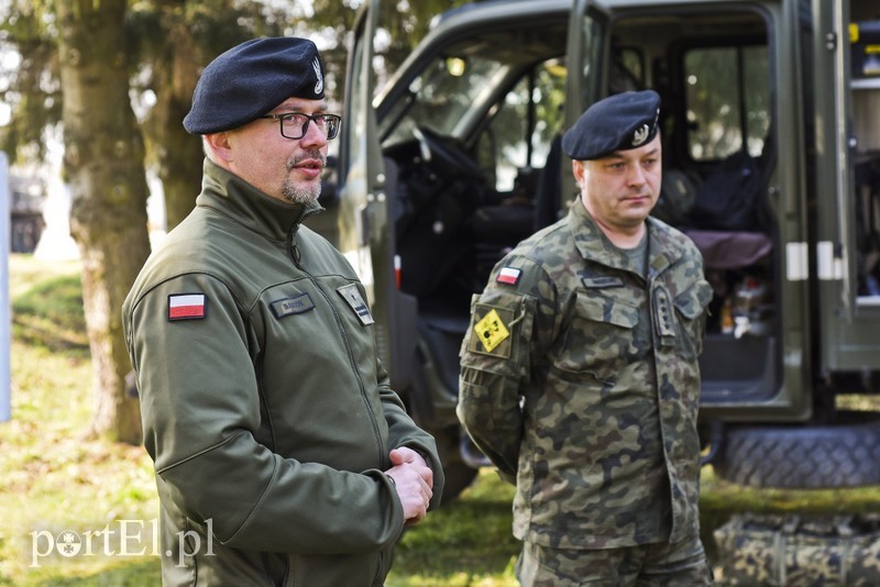 Elbląg, Mjr Paweł Błaszczyk i st. chor. Stanisław Śmigielski Elbląg, Mjr Paweł Błaszczyk i st. chor. Stanisław Śmigielski