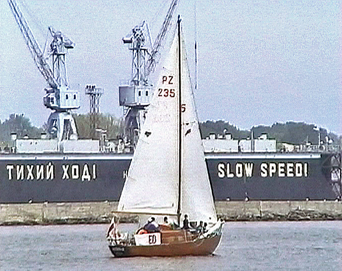 Elbląg, Jacht Misia II w Bałtijsku w 1996 roku