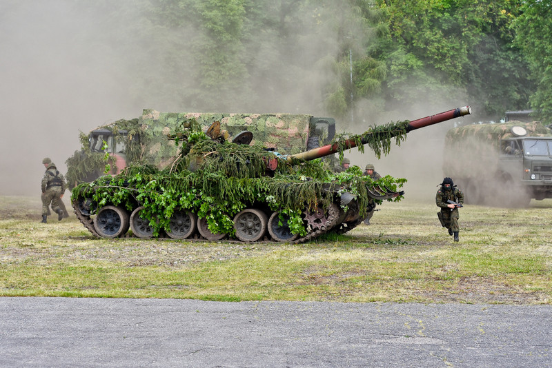 Elbląg, Żołnierze ewakuowali czołg T-72 Elbląg, Żołnierze ewakuowali czołg T-72
