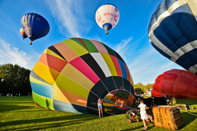 Elbląg, Balony wzbijają się w niebo. Coś pięknego!