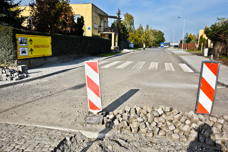 Elbląg, Droga do fabryki mebli ma być gotowa do 15 listopada