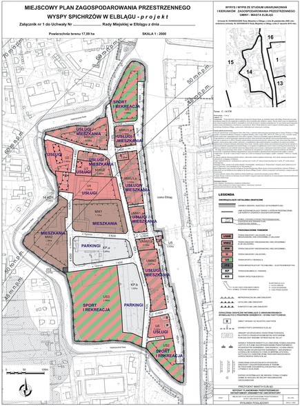 Elbląg, Tak wygląda poglądowy projekt planu zagospodarowania Wyspy Spichrzów Elbląg, Tak wygląda poglądowy projekt planu zagospodarowania Wyspy Spichrzów