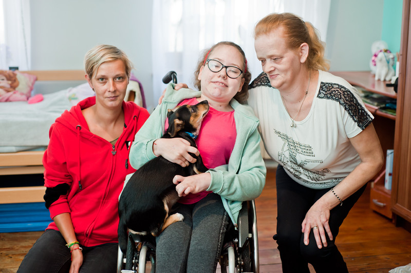 Elbląg, Sandra z siostrą oraz mamą, Elbląg, Sandra z siostrą oraz mamą,