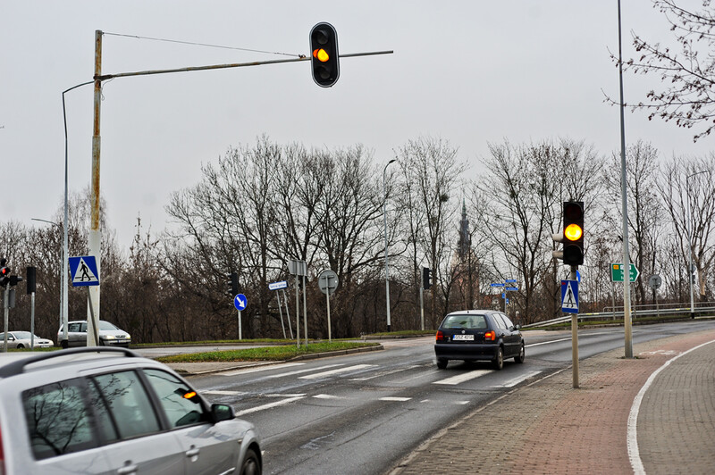 Elbląg, Testowana była również przepustowość na ul. Warszawskiej,