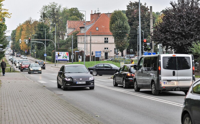 Elbląg, Wyjechać z Komeńskiego nie jest łatwo Elbląg, Wyjechać z Komeńskiego nie jest łatwo