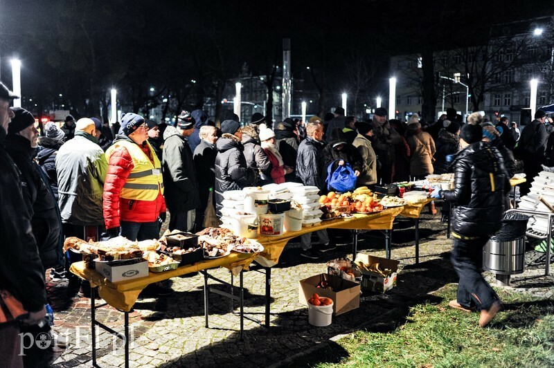 Elbląg, Zeszłoroczna Wigilia przy Placu Dworcowym