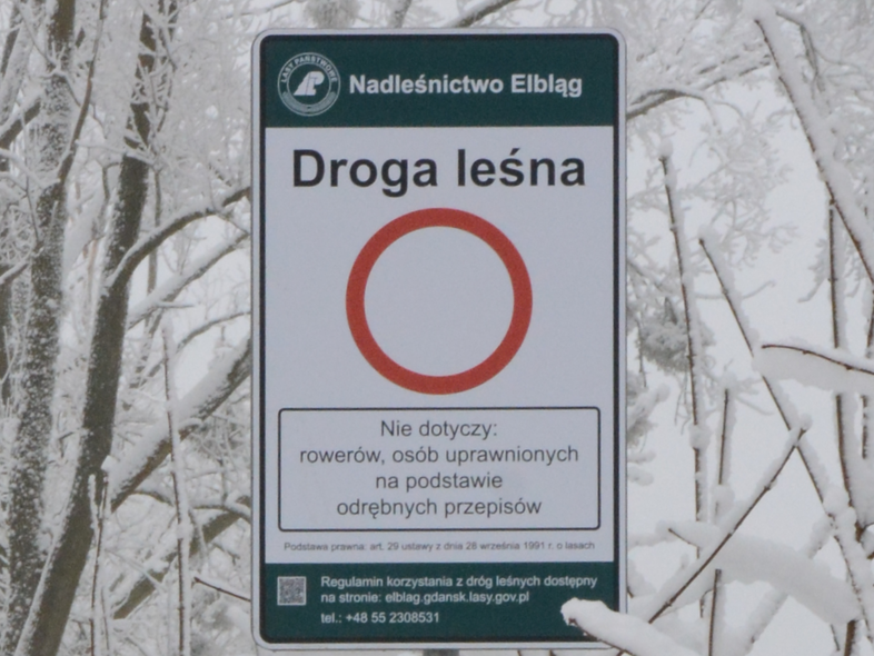 Elbląg, Chcesz wjechać do lasu? Patrz na tablice Elbląg, Chcesz wjechać do lasu? Patrz na tablice