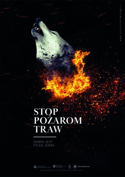 Elbląg, Materiały promocyjne kampanii "Stop pożarom traw"