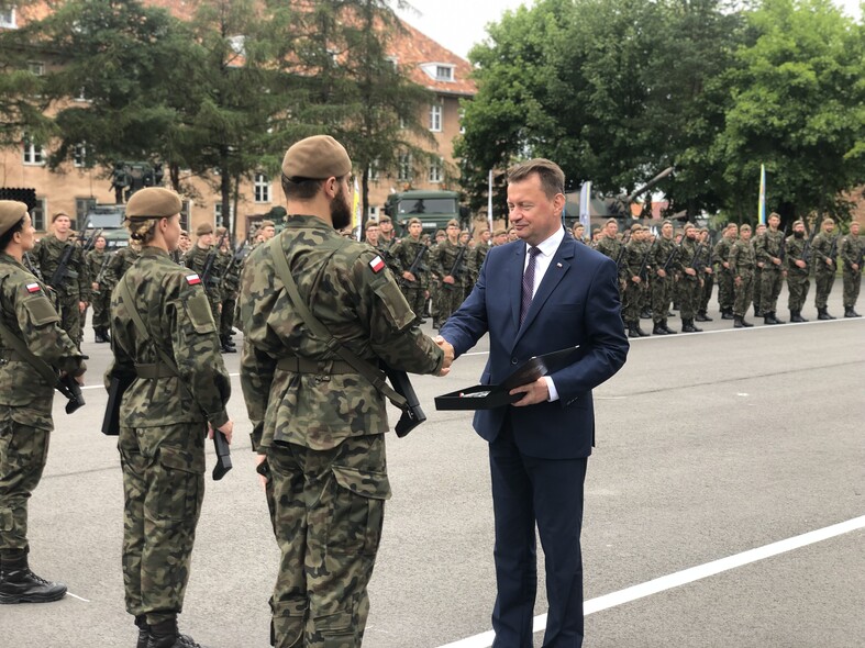 Elbląg, Minister Mariusz Błaszczak nagrodził wyróżniających się terytorialsów