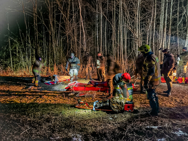 Elbląg, Uratowali migrantów na bagnach