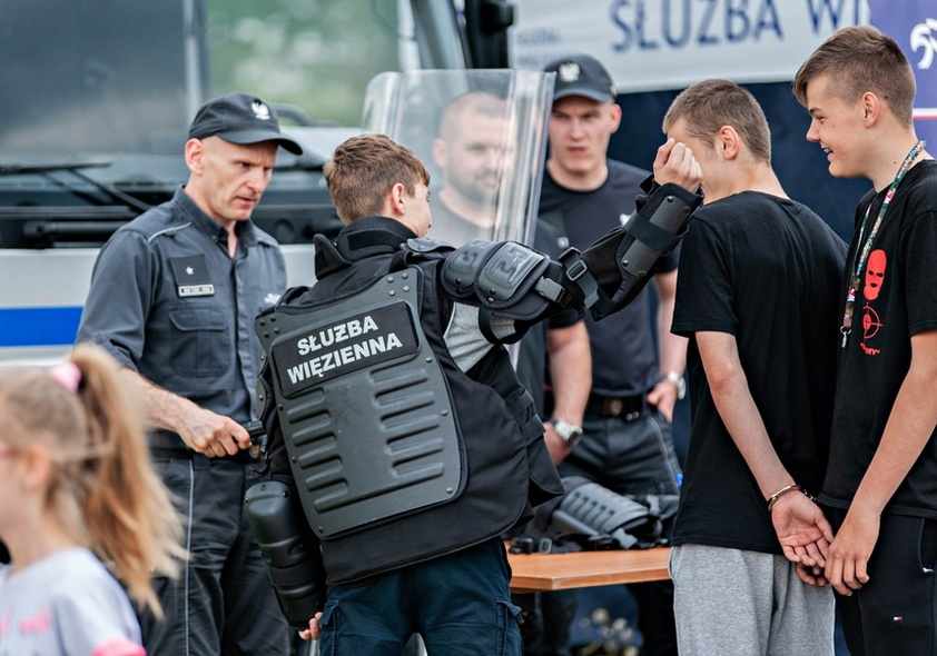 Elbląg, W mundurze... lecz bardziej na luzie