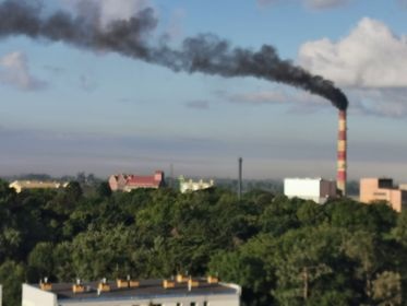 Elbląg, Czarny dym z kotłowni EKO Elbląg, Czarny dym z kotłowni EKO