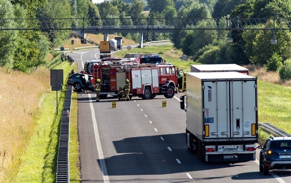 Elbląg, Widok na wypadek z mostu nad S22