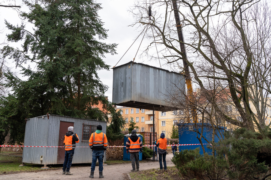 Elbląg, Żabka zmienia otoczenie