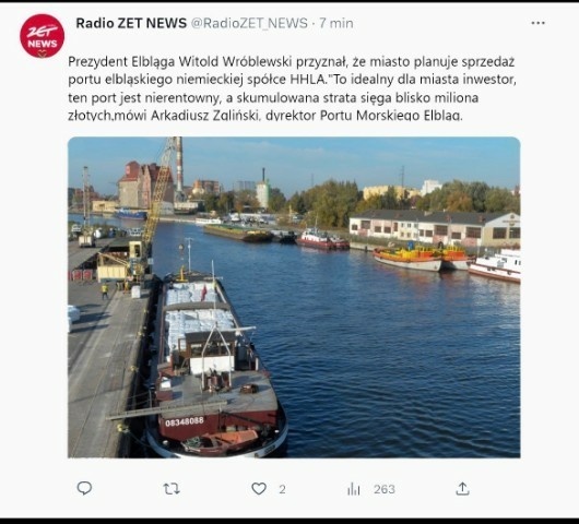 Elbląg, Fake news z użyciem logo Radio Zet News Elbląg, Fake news z użyciem logo Radio Zet News