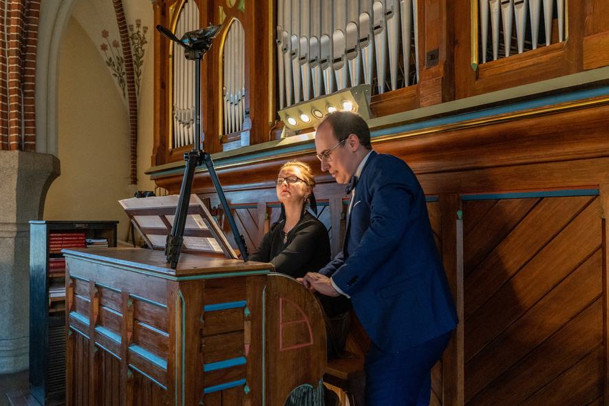 Elbląg, Przed publicznością wystąpiła łotewska organistka i kompozytorka Renāte Stivriņa, Elbląg, Przed publicznością wystąpiła łotewska organistka i kompozytorka Renāte Stivriņa,