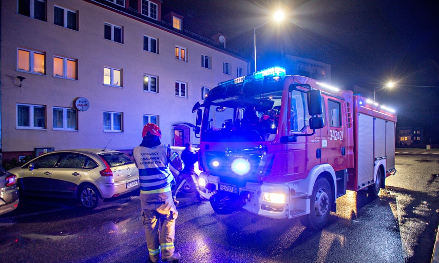 Elbląg, Śmiertelny pożar na ul. Słonecznej Elbląg, Śmiertelny pożar na ul. Słonecznej