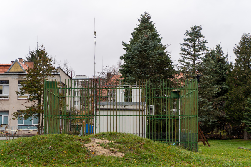 Elbląg, Stacja mierząca poziom zanieczyszczeń mieści się przy ul. Bażyńskiego Elbląg, Stacja mierząca poziom zanieczyszczeń mieści się przy ul. Bażyńskiego