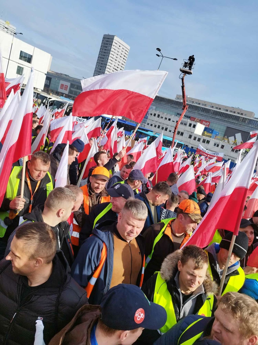 Elbląg, Z regionu elbląskiego na rolniczy protest w stolicy