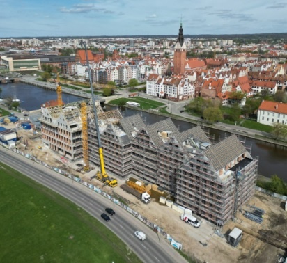 Elbląg, Budowa Porta Mare Elbląg, Budowa Porta Mare