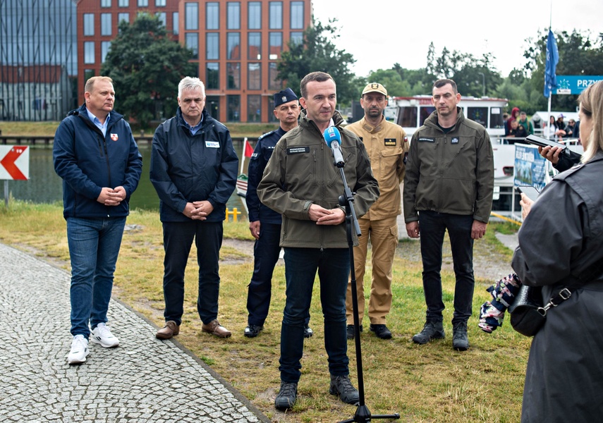 Elbląg, Mateusz Szauer opowiadał o przygotowaniach na zagrożenia hydrologiczne w województwie.