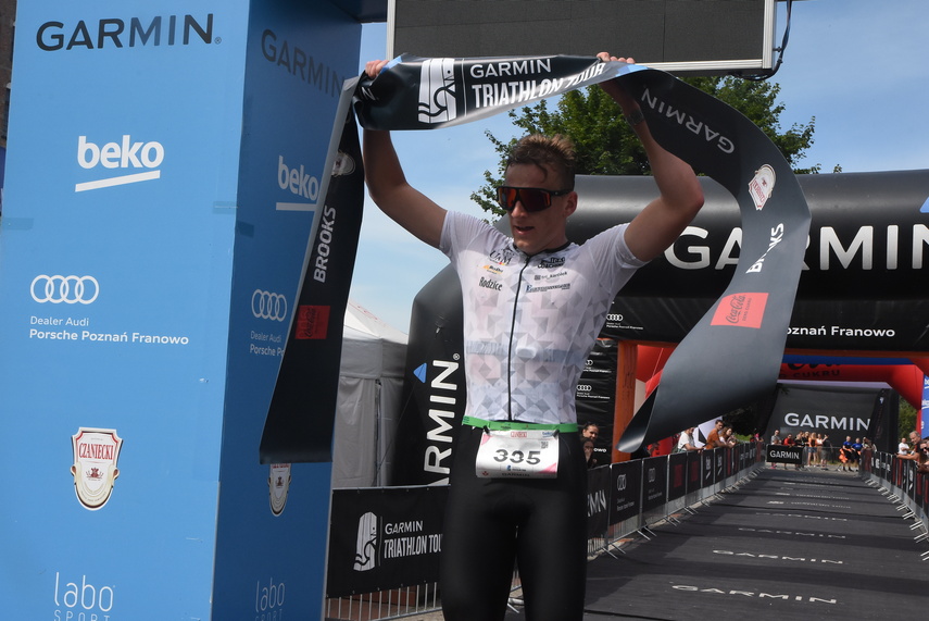 Elbląg, Karol Janicki, zwycięzca na 1/8 Ironman Elbląg, Karol Janicki, zwycięzca na 1/8 Ironman