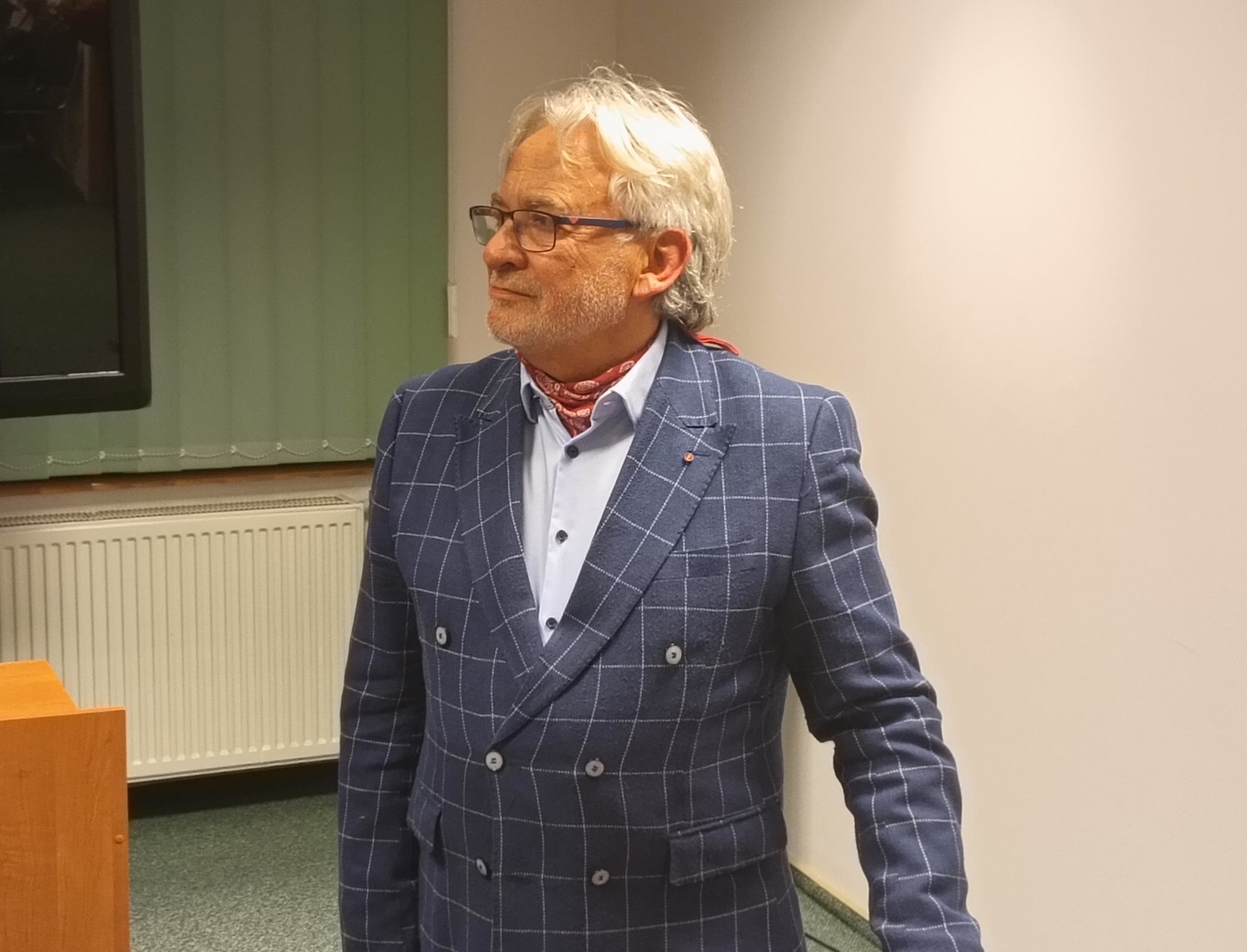 Elbląg, Wojciech Maksymowicz podczas spotkania autorskiego, Elbląg, Wojciech Maksymowicz podczas spotkania autorskiego,
