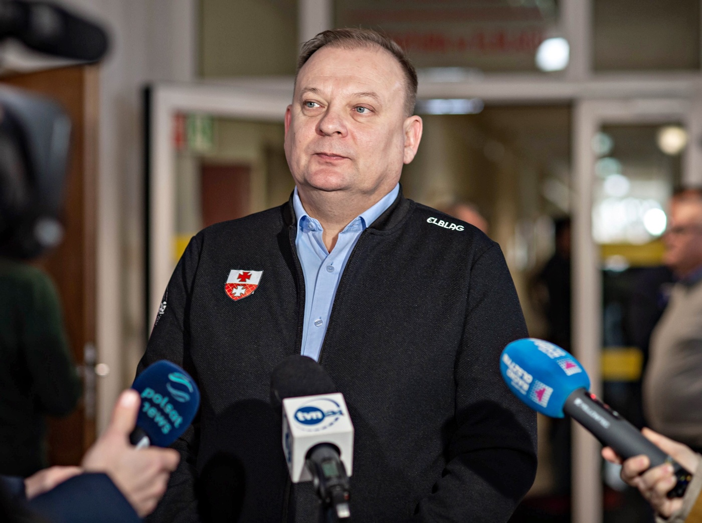 Elbląg, Donald Tusk w Elblągu. Narada na temat sytuacji pogodowej