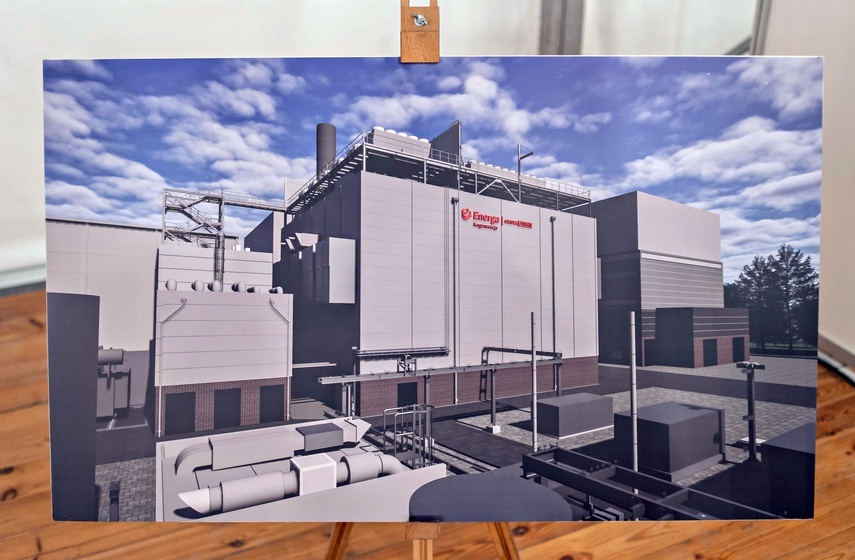 Elbląg, Wizualizacja nowego bloku energetycznego w Elektrociepłowni Elbląg