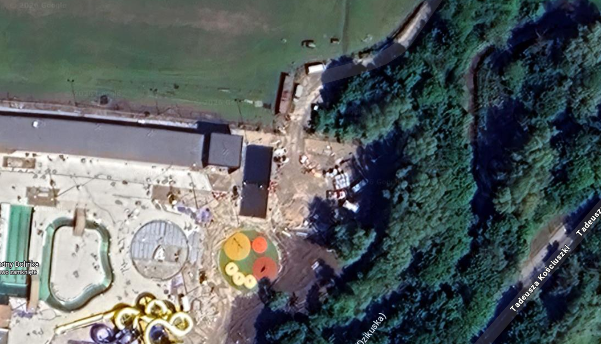 Elbląg, Zdjęcie z Mapy Google z czasów budowy przesłane przez Czytelnika