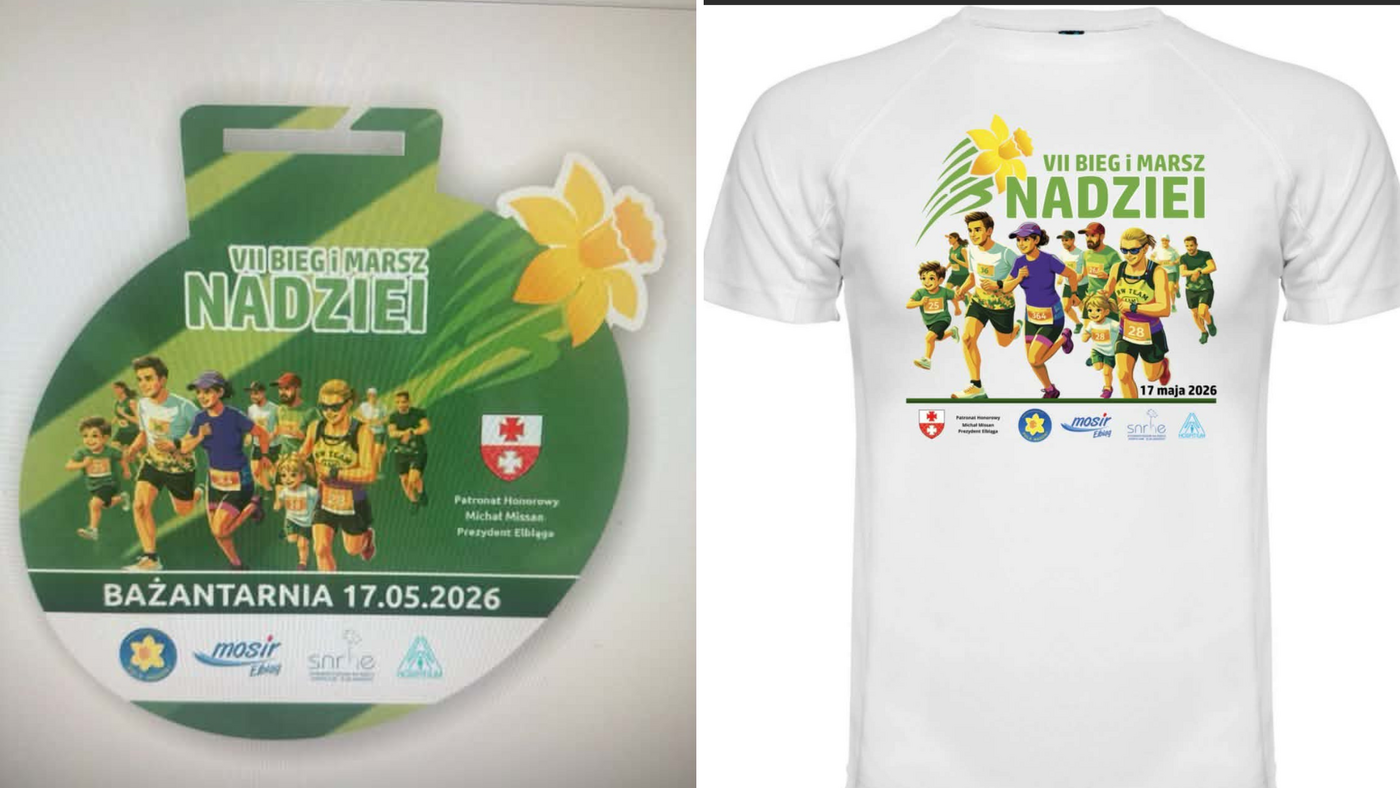 Elbląg, Medal i koszulkę otrzyma każdy uczestnik VII Elbląskiego Biegu i Marszu Nadziei