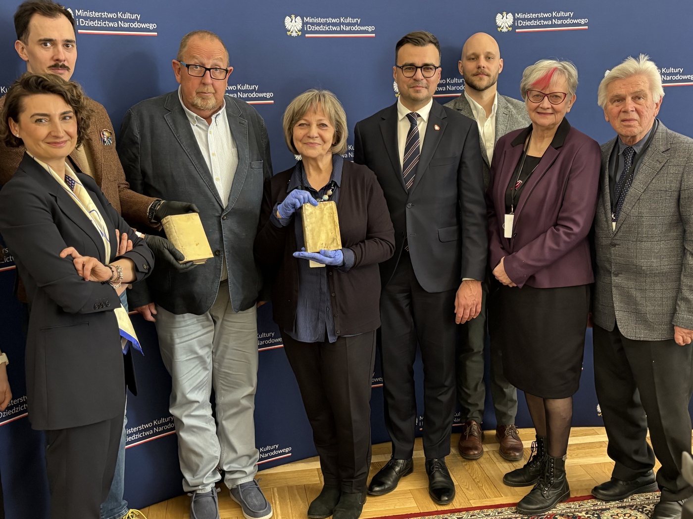 Elbląg, Przedstawiciele ministerstwo, Biblioteki Elbląskiej i dotychczasowi posiadacze starodruków