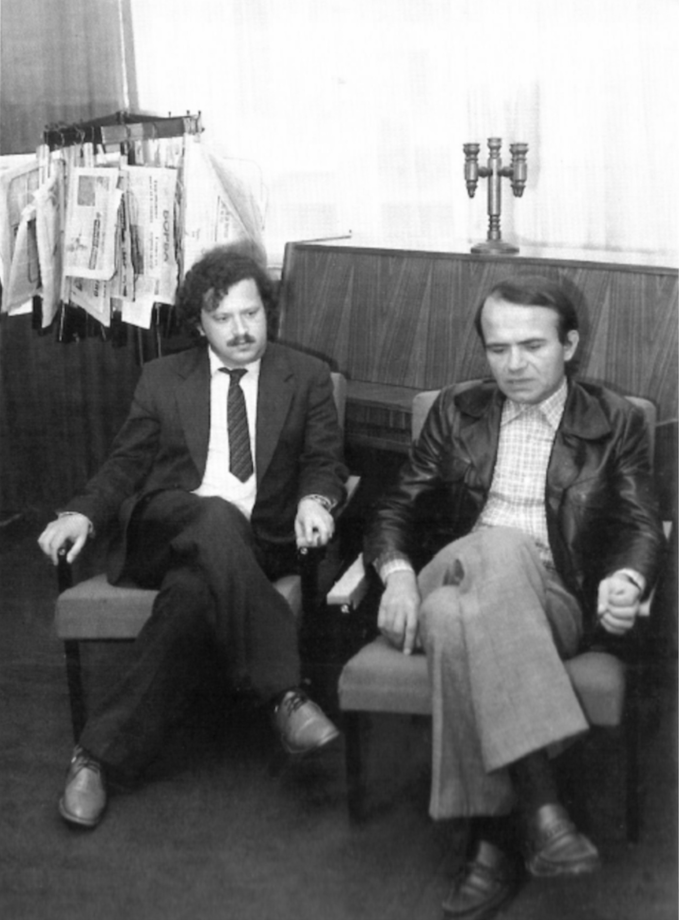 Elbląg, Stanislaw Franczak i Jacek Gruca, zdjęcie ze zbiorów elbląskiego muzeum