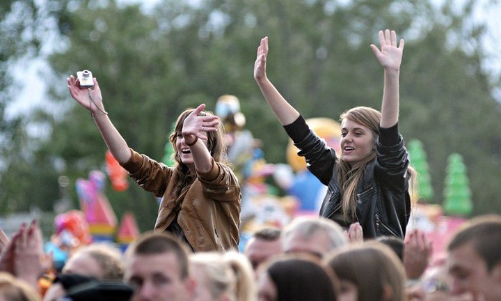 Elbląg, Najlepszy sposób na oglądanie koncertów? Na barana