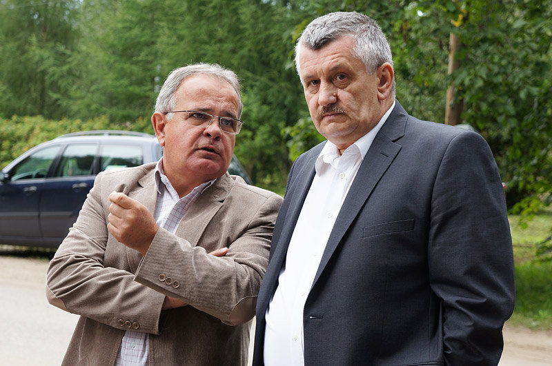 Elbląg, Z działkowcami spotkali się dziś dyrektor ZKM Kazimierz Orzech i wiceprezydent miasta Janusz Hajdukowski Elbląg, Z działkowcami spotkali się dziś dyrektor ZKM Kazimierz Orzech i wiceprezydent miasta Janusz Hajdukowski
