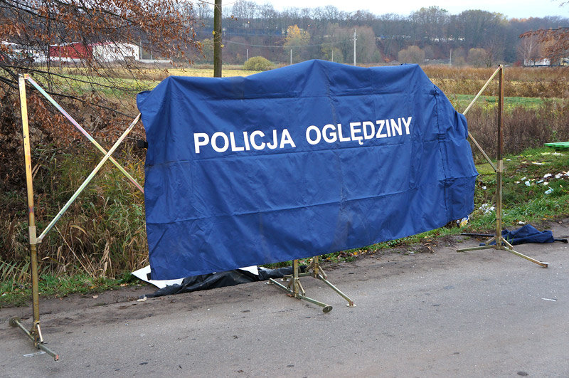 Elbląg, Śmiertelne potrącenie w Rubnie