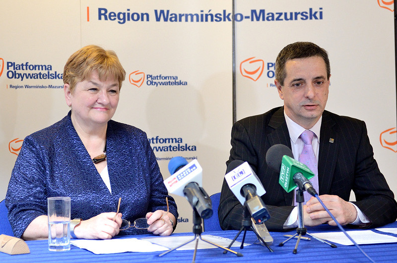 Elbląg, Elżbieta Gelert i Jerzy Wcisła Elbląg, Elżbieta Gelert i Jerzy Wcisła