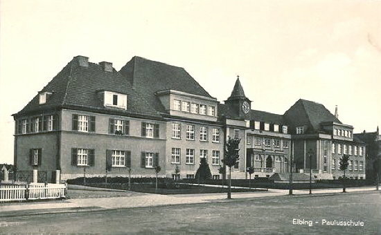 Elbląg, Gimnazjum nr 2 przed wojną