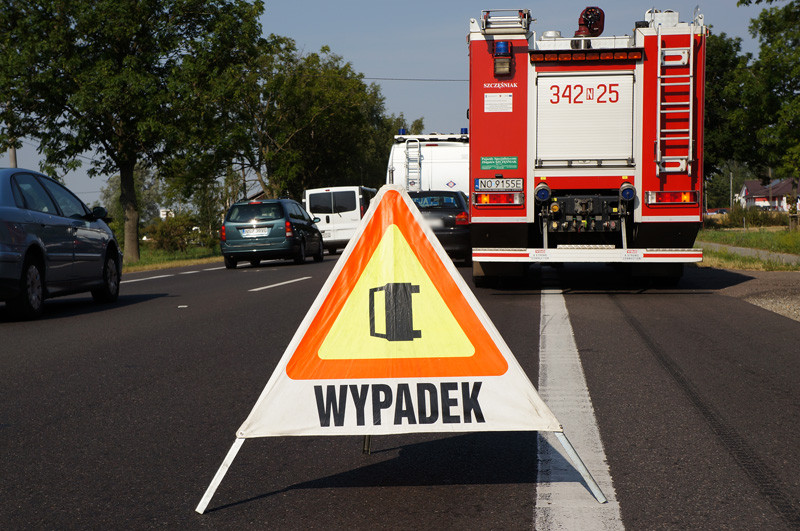 Elbląg, Zderzenie w Kazimierzowie: jedna osoba w szpitalu