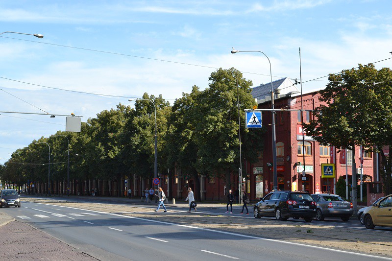 Elbląg, Aleja Grunwaldzka - zdjęcie współczesne Elbląg, Aleja Grunwaldzka - zdjęcie współczesne