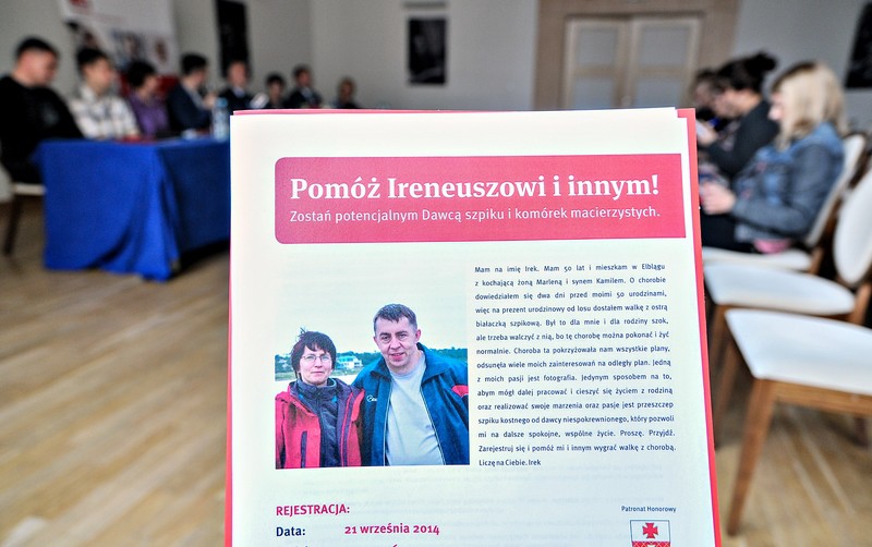 Elbląg, Elblążanin walczy z białaczką. Pomóż mu Elbląg, Elblążanin walczy z białaczką. Pomóż mu